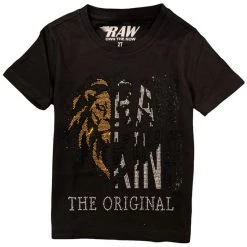 Rawyalty Kids T-Shirt - RAW King Bling - Black - RKT-000