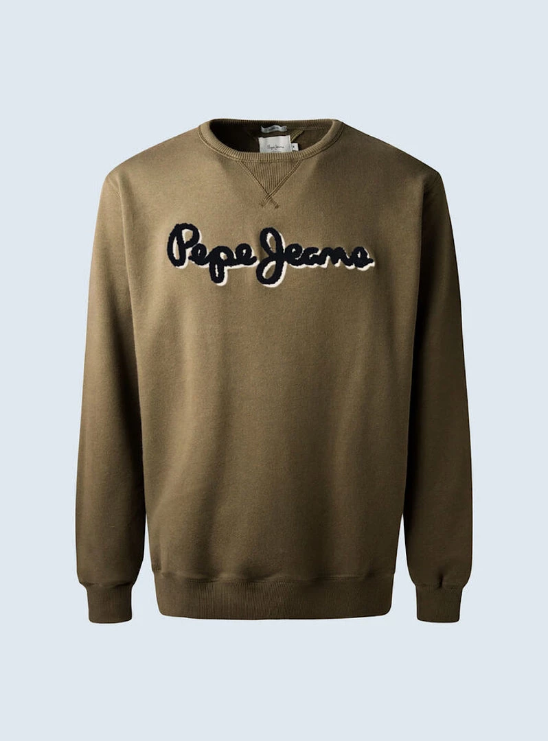 Shop All Pepe Jeans Sweater - Lamont - Olive - PM581649 1 Shop All Pepe Jeans Sweater - Lamont - Olive - PM581649