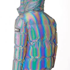 Shop All Rebel Minds Jacket - Puffer Coat - Reflective Dark Grey - 112-561