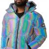 Shop All Rebel Minds Jacket - Puffer Coat - Reflective Dark Grey - 112-561