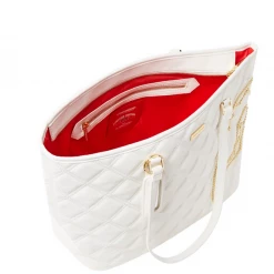 Shop All Sprayground Bag - Riviera Tote - White And Gold - 910T4281NSZ