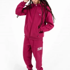 Paper Plane Sweatsuit - Fleece Zip - Carmin - 300084 Shop All