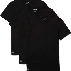 Lacoste T-Shirt - Crewneck Slim Fit 3-Pack - Black - TH3321 Shop All