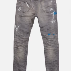 Purple-Brand Jeans - Dirty Destroy - Grey - P001-GRDD222 Shop All