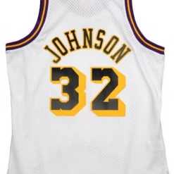 Shop All Mitchell & Ness Jersey - Los Angeles Lakers Magic Johnson - White - SMJYGS20069