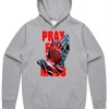Point Blank Hoodie - Pray For The Mobb - Heather Grey