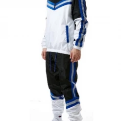 Rebel Minds Tracksuit - Half Zip Nylon - Black - 121-811