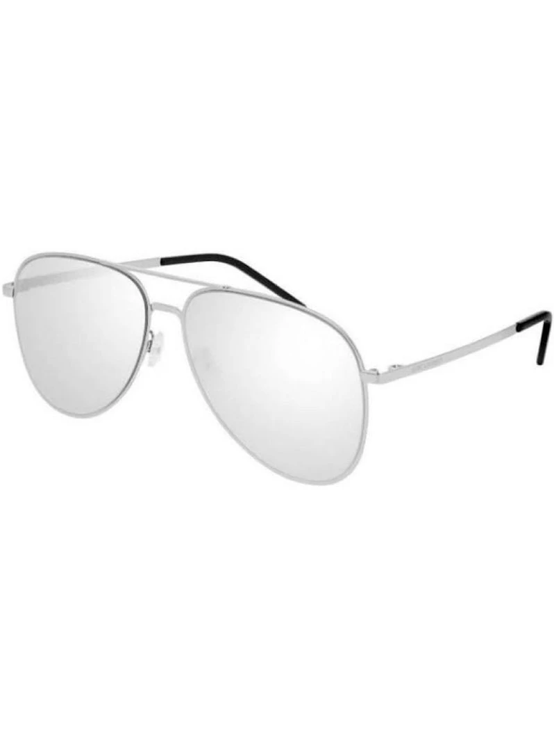 Saint Laurent Sunglasses - Silver - Classic Slim 003 Shop All 1 Saint Laurent Sunglasses - Silver - Classic Slim 003 Shop All