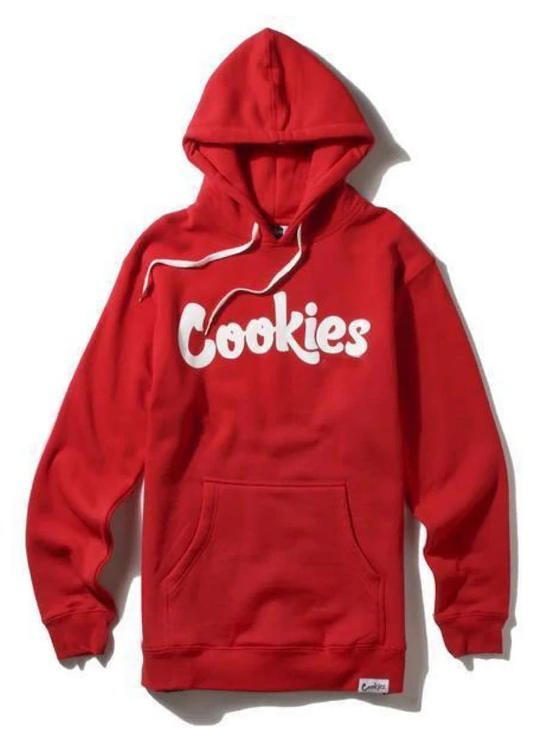Cookies Hoodie - Original Mint Fleece - Red And White 1 Cookies Hoodie - Original Mint Fleece - Red And White