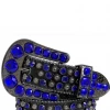 Shop All Karma Belt - Alligator - Black With Saphire Stones - Style 3