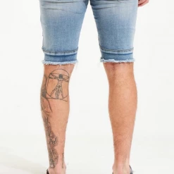 Shop All Embellish Shorts - Ursus - Stonewash - EMBSP222-107