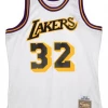 Shop All Mitchell & Ness Jersey - Los Angeles Lakers Magic Johnson - White - SMJYGS20069