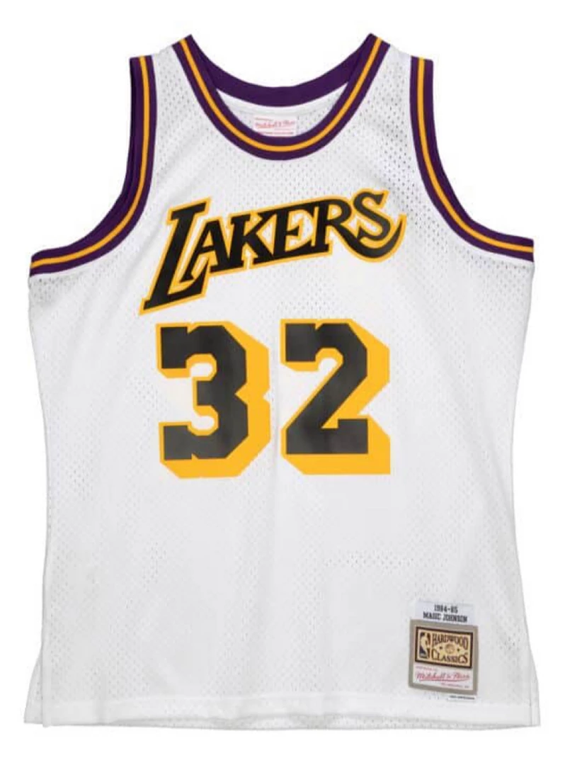 Shop All Mitchell & Ness Jersey - Los Angeles Lakers Magic Johnson - White - SMJYGS20069 1 Shop All Mitchell & Ness Jersey - Los Angeles Lakers Magic Johnson - White - SMJYGS20069