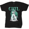 Shop All Capital Denim T-Shirt - Secure The Bag - Black - CPTLT17
