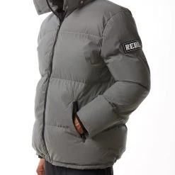 Rebel Minds Jacket - Puffer Coat - Reflective Dark Grey - 112-561 Shop All 7 Rebel Minds Jacket - Puffer Coat - Reflective Dark Grey - 112-561 Shop All