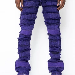 Shop All Golden Denim Jeans - The Stacked - LSD Purple - GDSPQS122-20