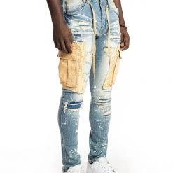 Shop All Smoke Rise Jeans - Cargo - Brighton Blue - JP22141 5 Shop All Smoke Rise Jeans - Cargo - Brighton Blue - JP22141