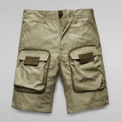 Shop All G-Star Shorts - 3D Cargo Poplin - Shamrock Olive - D20012