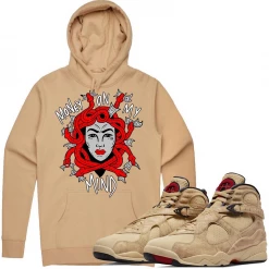 Shop All PG Apparel Hoodie - Medusa - Tan And Red