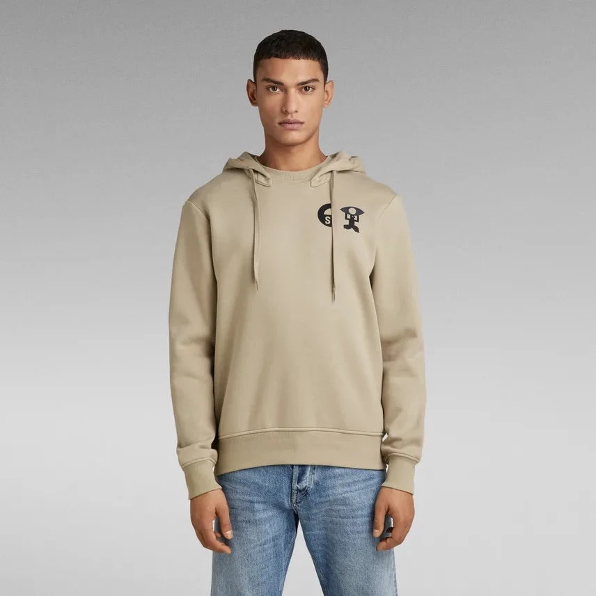 Shop All G-Star Hoodie - Back Graphic - Light Moss - D21166 3 Shop All G-Star Hoodie - Back Graphic - Light Moss - D21166