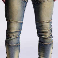 Crysp Denim Jeans - Kurt - Sand Wash - CRYSPF121-100