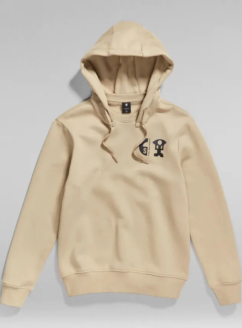 Shop All G-Star Hoodie - Back Graphic - Light Moss - D21166 1 Shop All G-Star Hoodie - Back Graphic - Light Moss - D21166