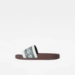 G-Star Slides - Cart - Dark Plum And Light Building - D14080