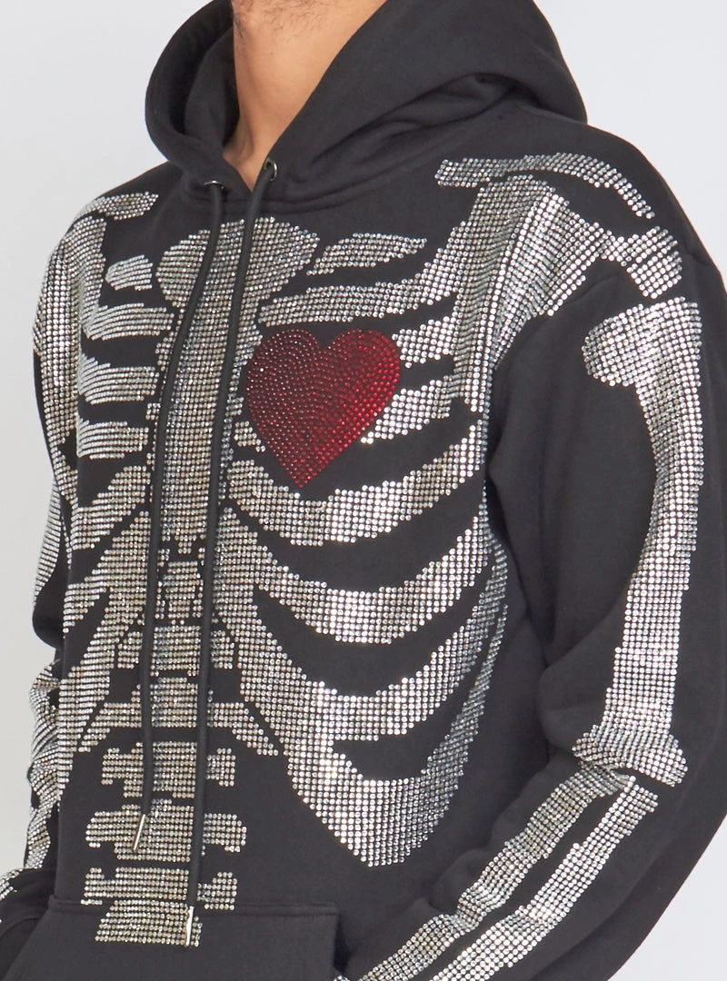 Politics Hoodie - Skeleton - Black - SKELH101 Shop All 3 Politics Hoodie - Skeleton - Black - SKELH101 Shop All