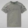 Shop All G-Star T-Shirt - Mixed Woven Cargo - GS Grey - D2000