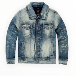 Kids Jordan Craig Jeans Jacket - Hamilton Trucker - Lager - JJ300RK