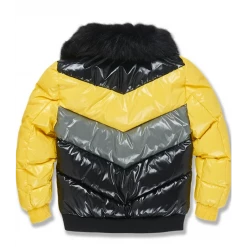 Shop All Jordan Craig Kids Jacket - Blocked Puffer - Pollen - 91548K
