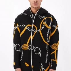 One In A Million Sweater - Cardigan - Black And Gold - C751-1 Shop All