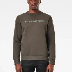 G-Star Sweater - Loaq - Asfalt Green - D08477 Shop All