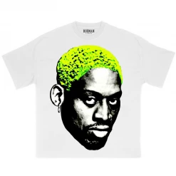 Shop All Rodman T-Shirt - Stare - White