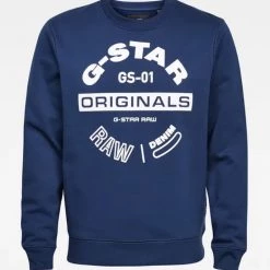 G-Star - Originals Logo GR Sweater - Imperial Blue - D16466