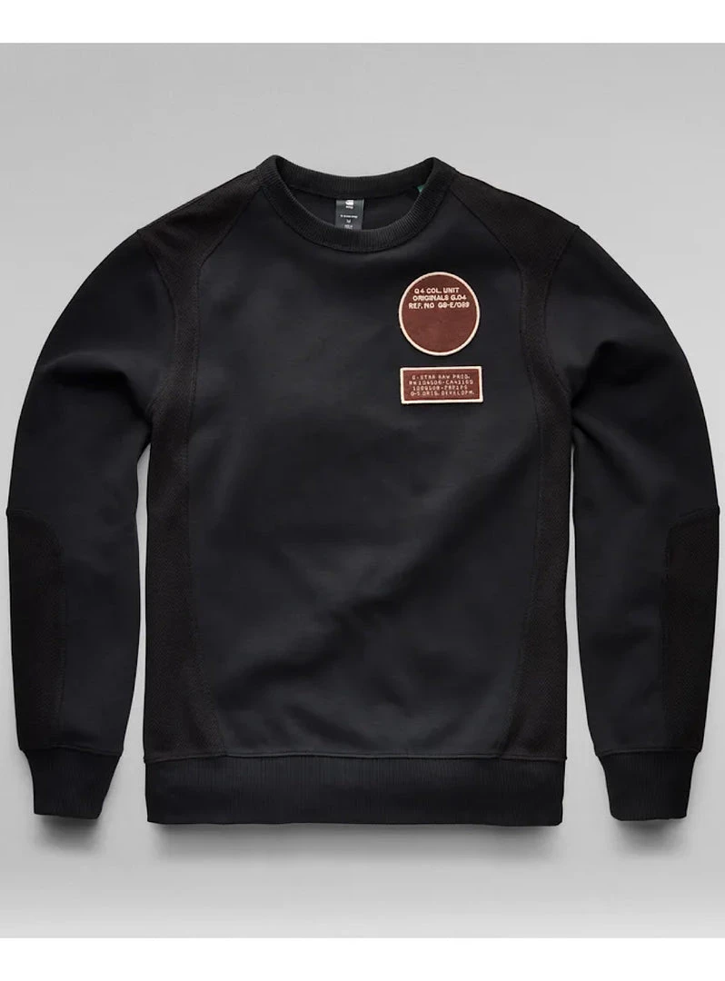 G-Star Sweatsuit - Moto Crew - Black - D21143 2 G-Star Sweatsuit - Moto Crew - Black - D21143