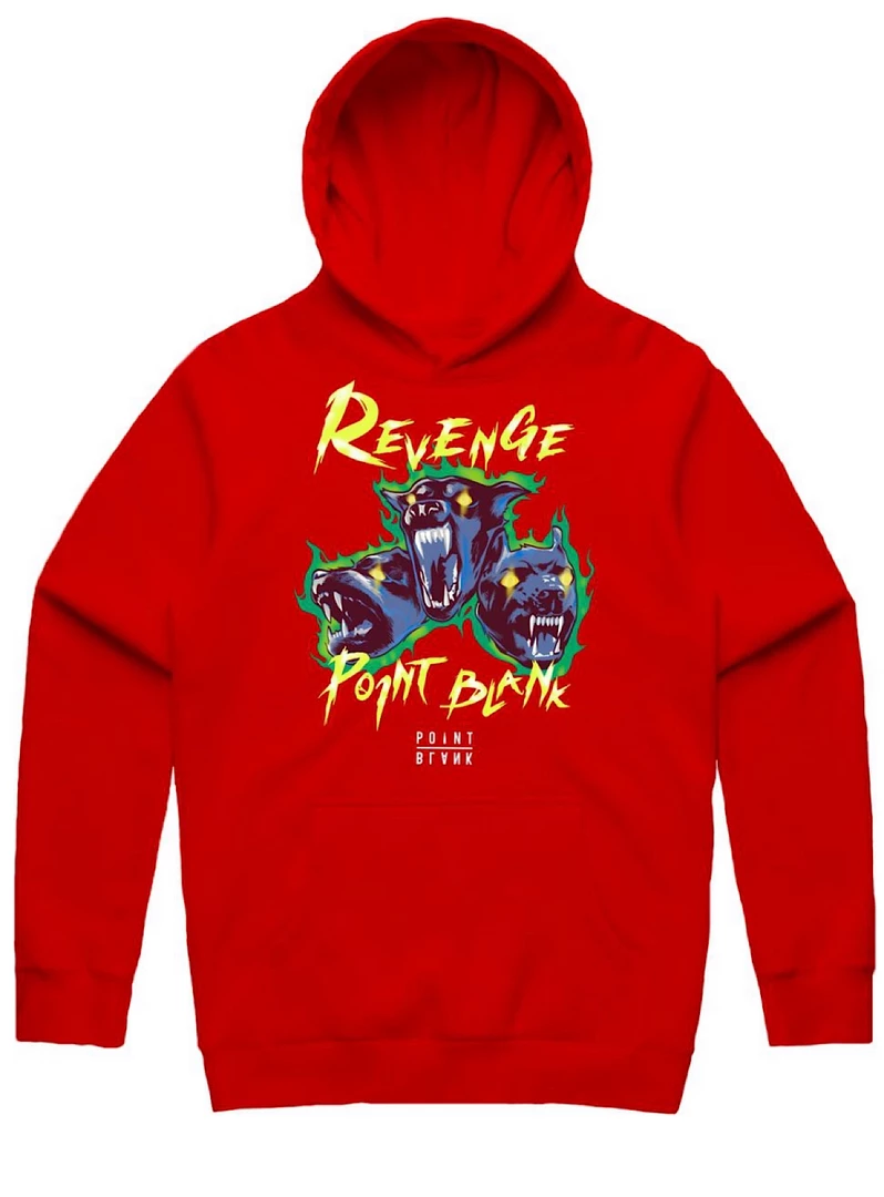 Point Blank Hoodie - Revenge - Red 1 Point Blank Hoodie - Revenge - Red