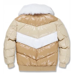 Jordan Craig Kids Jacket - Blocked Puffer - Sand - 91548K Shop All