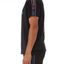 Kappa T-Shirt - Logo Tape Avirec - Black - 311B7CW Shop All