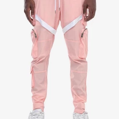 Life Code Track Pants - Utility Straps - Pink - 13P03 Shop All