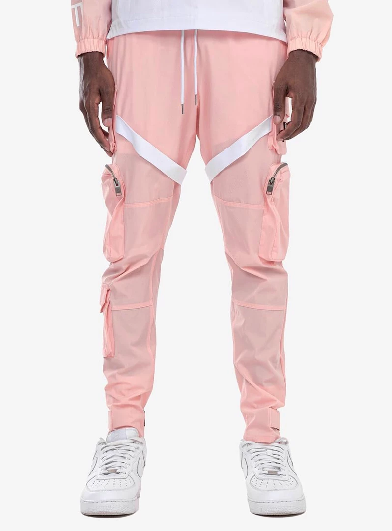 Life Code Track Pants - Utility Straps - Pink - 13P03 Shop All 1 Life Code Track Pants - Utility Straps - Pink - 13P03 Shop All