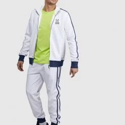 Psycho Bunny Tracksuit - Rushup - White - B6S208N1CP