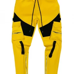 Shop All Motive Denim Track Pants - Biker Cargo - Yellow And Black - MT103