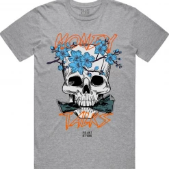 Shop All Point Blank T-Shirt - Okane - Heather Grey