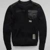 Shop All G-Star Sweater - Army Knit - Black - D20418