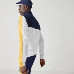 Lacoste Tracksuit - ColorBlocked - Navy With White And Yellow - WH2104 Shop All 7 Lacoste Tracksuit - ColorBlocked - Navy With White And Yellow - WH2104 Shop All