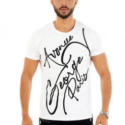 George V T-Shirt - Avenue George Paris - White - GV-2353