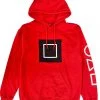 Clearance 3Forty Inc Hoodie - Square - Red