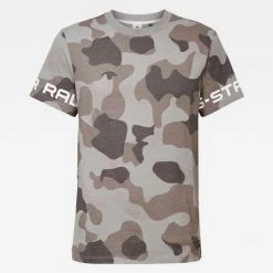 Shop All G-Star T-Shirt - Print - Grey Camo - D17148-C338