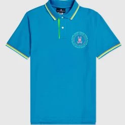 Shop All Psycho Bunny Polo - Ovington - Aegean Sea - B6K264P1PC